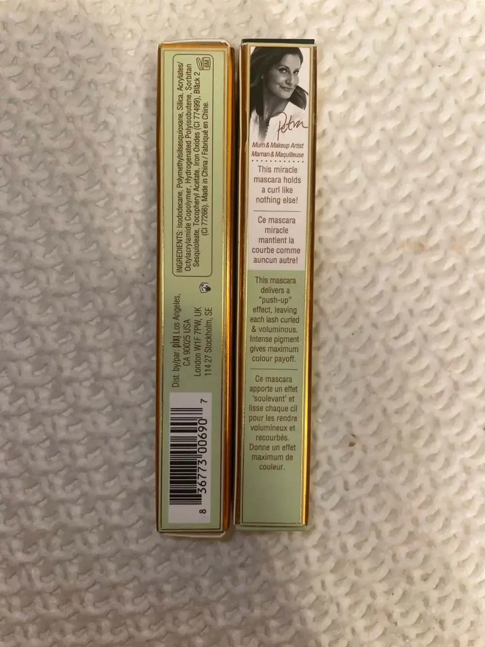 2 pack Pixi by Petra Lash Booster Mascara 0.25‎ oz